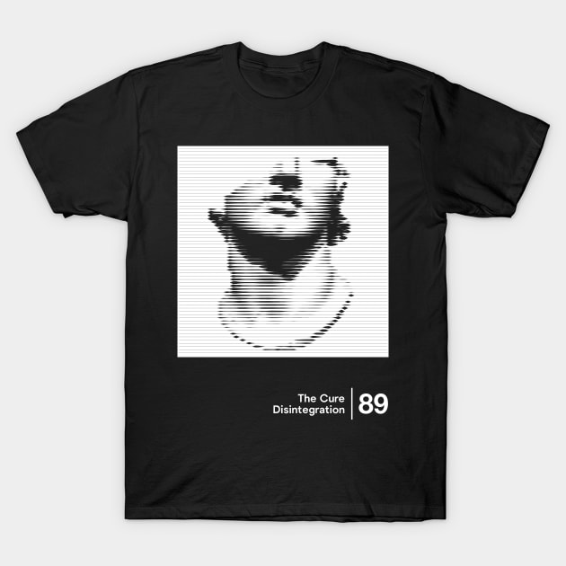 Disintegration - Minimal Style Graphic Artwork T-Shirt by saudade